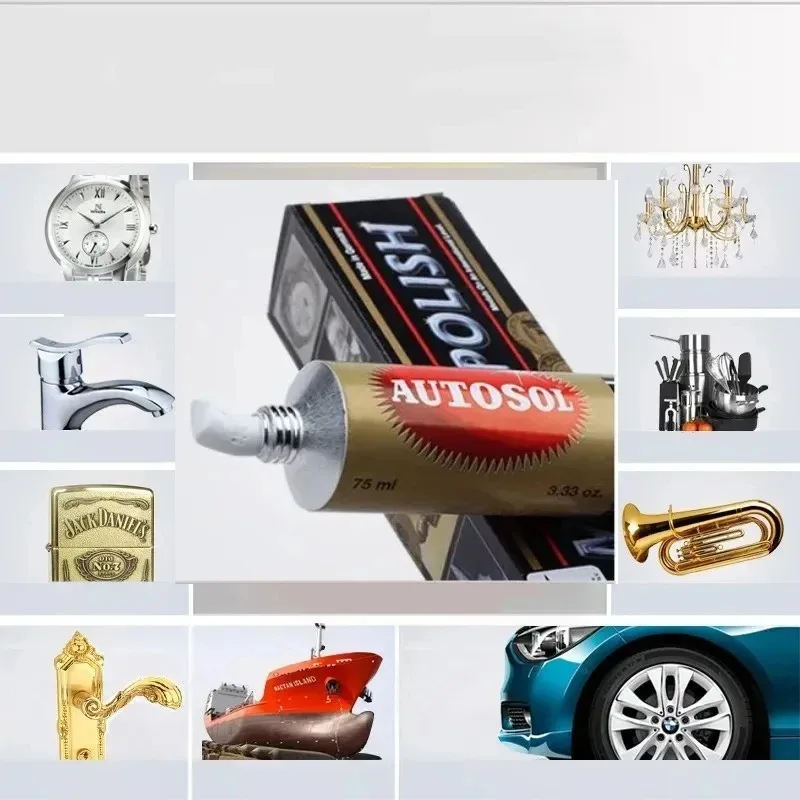 50 جرام/100 جرام المعادن تلميع كريم سكين آلة تلميع الشمع مرآة الفولاذ المقاوم للصدأ ساعة سيراميك تلميع لصق مزيل الصدأ