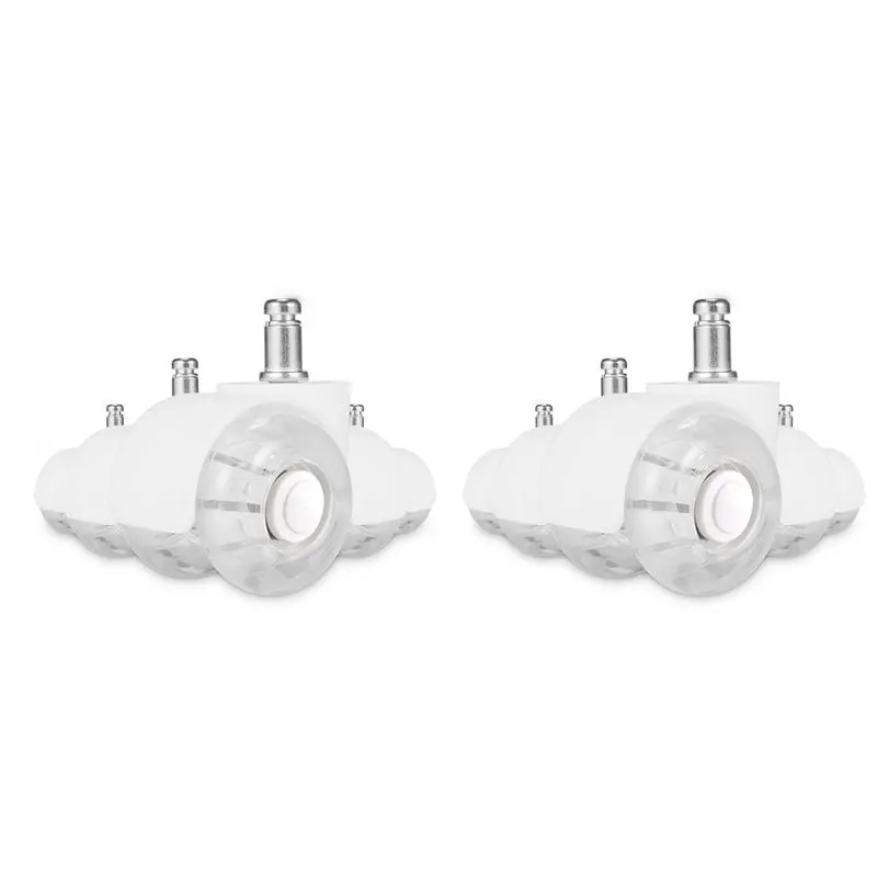 AT05-10Pcs Office Chair Casters Wheels 2 Inch Heavy Duty Mute Desk Chair Wheels Universal Fit Wheels For All Floors