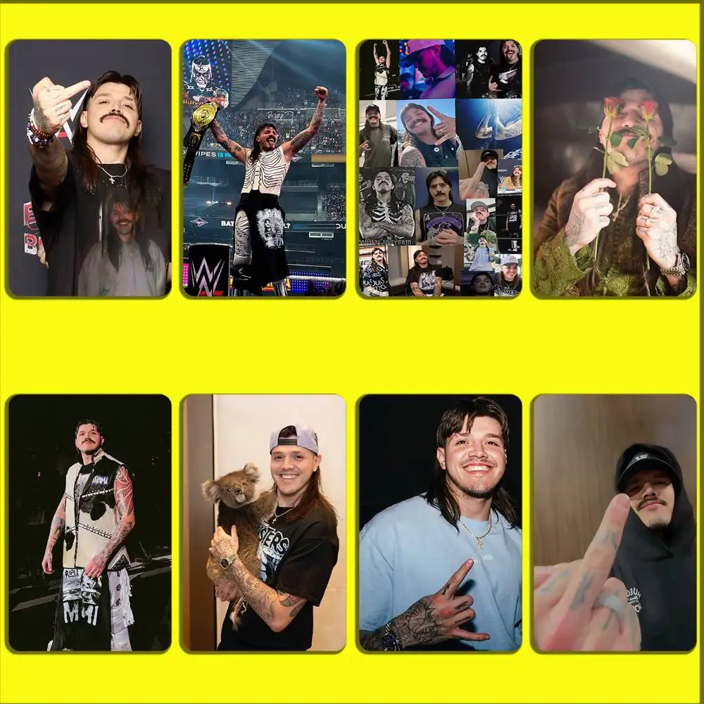 

Wrestler D-Dominik Mysterio Card Stickers For Debit Bank Credit Cards Metro Bus Pass Sticker Decoration Cover 4PCS Card Skin