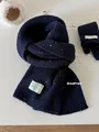 Bufanda azul marino
