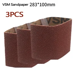 【Clearance sale】3PCS 283*100mm Germany VSM-KK712J Sanding Belt Aluminum Oxide Sanding Sleeves for Angle Grinder Metal Polishin