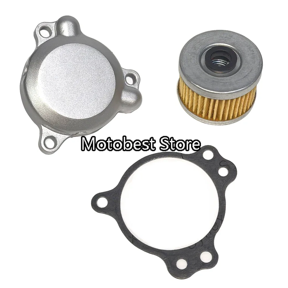 Motorcycle Oil Filter Gasket Filter Element Cover For Loncin Voge 300R / Rr LX300-6A / 6F LX300GS-B 300AC 300GY RALLY 300DS