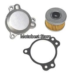 Motorcycle Oil Filter Gasket Filter Element Cover For Loncin Voge 300R / Rr LX300-6A / 6F LX300GS-B 300AC 300GY RALLY 300DS