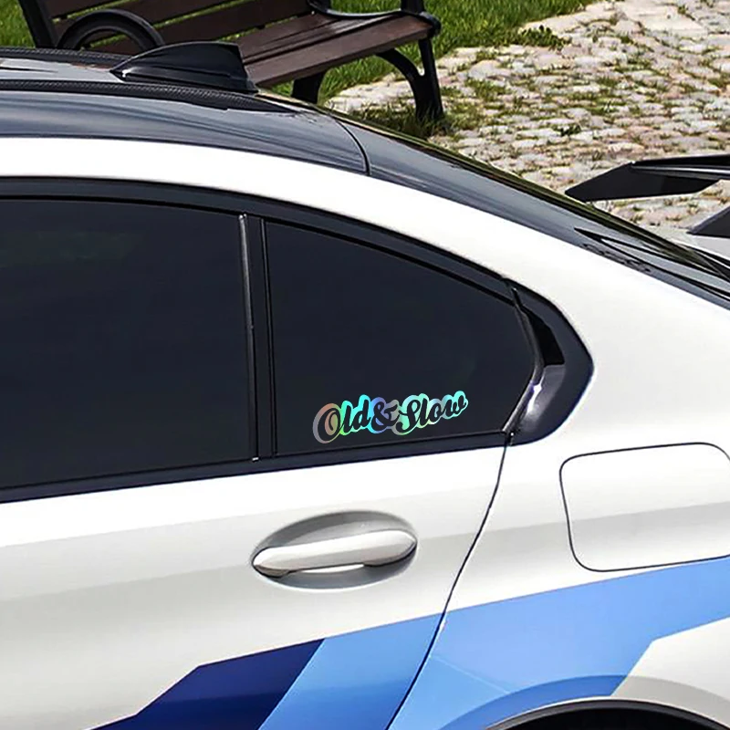 Picture 7: Car Stickers Vinyl Decal Old And Slow Motorcycle Decorative Accessories Creative Laptop Helmet