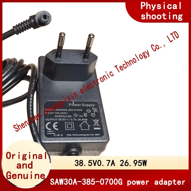 

Оригинальный адаптер питания SAW30A-385-0700G 38,5 В 0,7 А 26,95 Вт, зарядное устройство для пылесоса, 5,5*2,1 мм