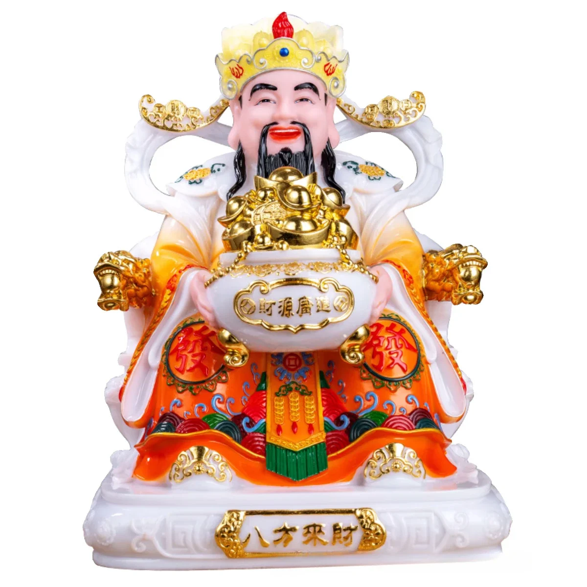 God of Wealth store opens, gathering treasures and attracting wealth ornaments, office idols