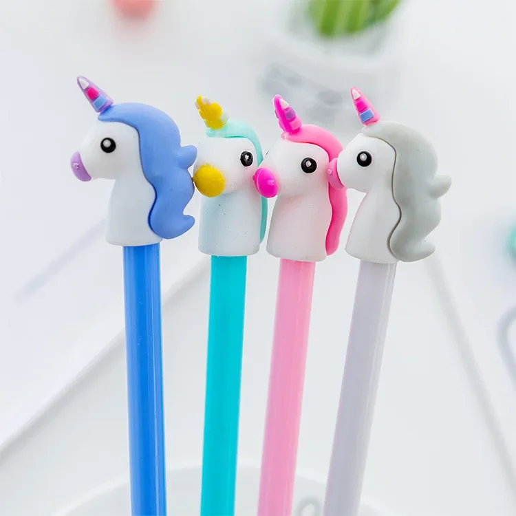 12Pcs Wholesale Creative Cartoon Pony Gender Pen, Novelty Office Learning Stationery Wholesale