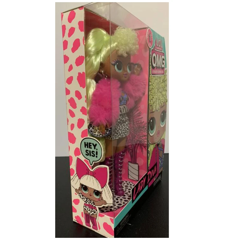 LOL Surprise OMG-Poupées fur sup pour filles, Lady Diva, série Butter, accessoires de maison de jeu, jouets de mode, cadeaux de vacances pour enfants