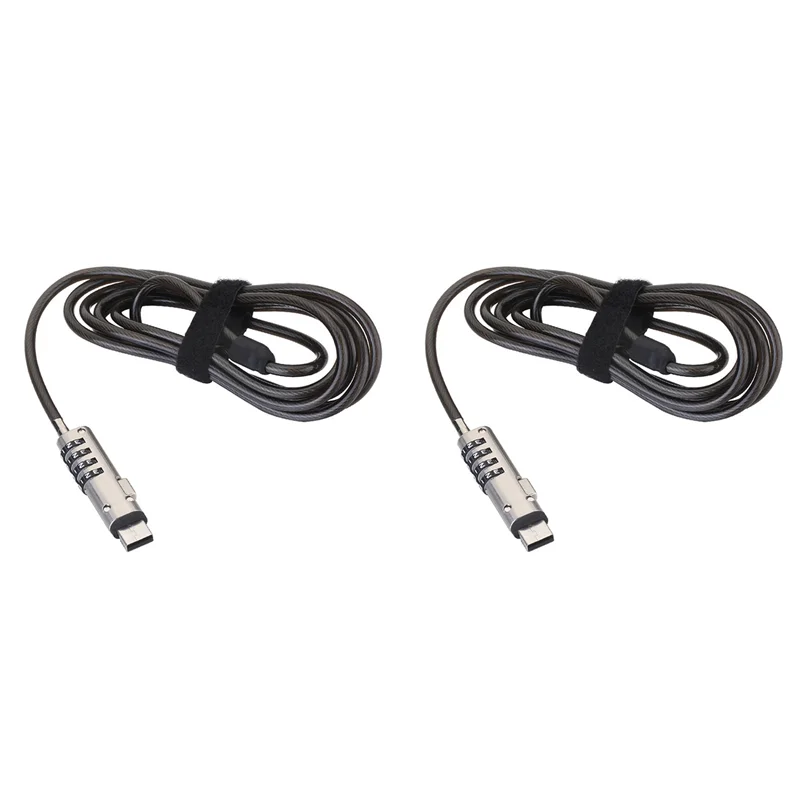 ABT-2X USB Password Lock Computer Lock Password Protection Anti-Theft Lock Universal Laptop Computer Password Lock