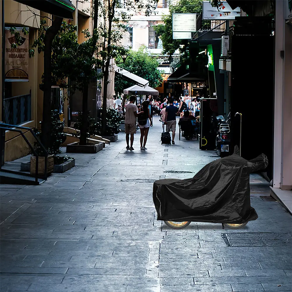 

Heavy Duty Waterproof Motorcycle Cover Uv Resistant Rainproof Outdoor Vehicle Storage Protection for Bikes Scooters Electric