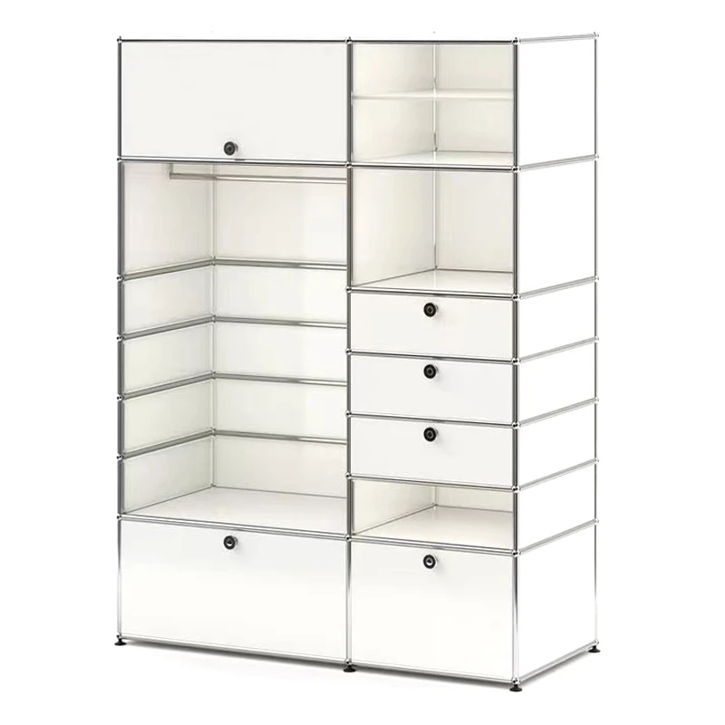

Adult Wardrobe, Stainless Steel, Home Bedroom Storage, Combination Storage Cabinet