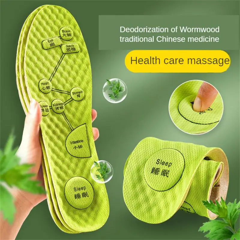 3D Foot Acupressure Insole for Shoes Breathable Deodorant Acupoint Massage Therapy Insoles Sport Running Shoe Inserts Pads