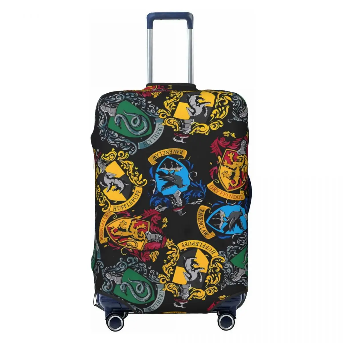 Harrys Movie Suitcase Cover Magical Cartoon Flight Business Strectch Luggage Case Protection