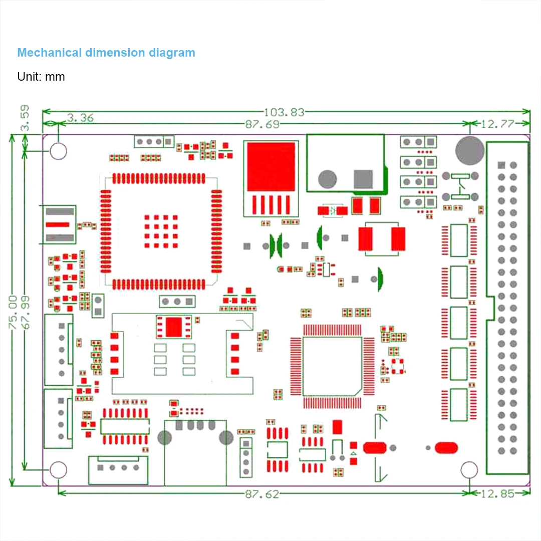 GPRS Control Card ZH-4G5 LED Single And Dual-Color Control Cards Support Wireless Control Via Mobile Phone Replace G3L G4L