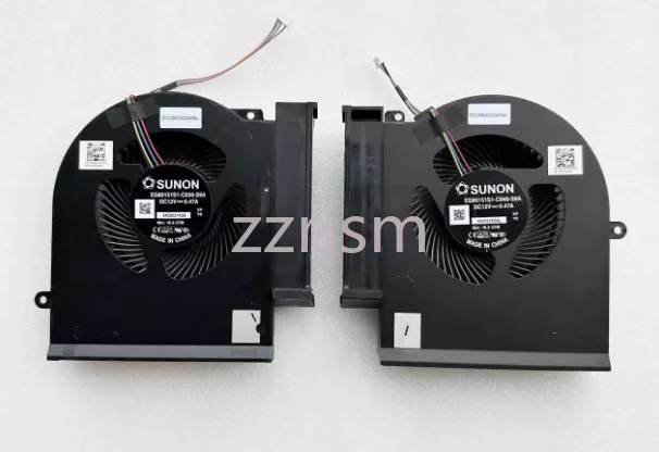 

Новый оригинальный вентилятор охлаждения процессора и графического процессора для ноутбуков DELL Alienware AREA 51M R1 R2 RTX2060 2080 Super 05CC81 05C68F