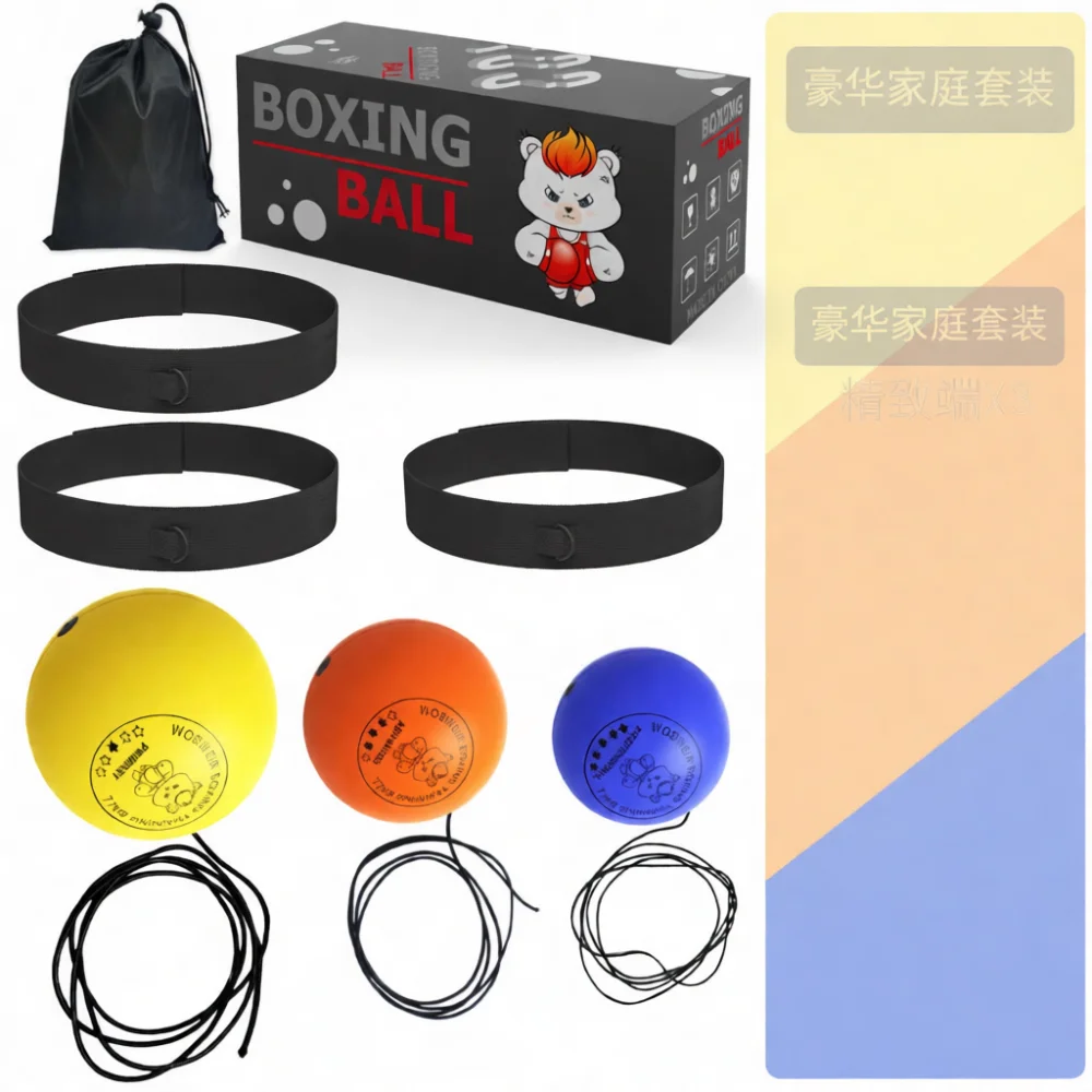 Reflex Speed Ball For Boxing Headband Training Gear Fitness Punching Reaction Exercise Equipment For Men Women Kids