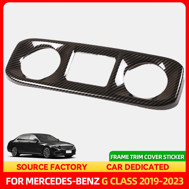 

Стайлинговые молдинги ABS, центральная консоль автомобиля, вентиляционное отверстие для кондиционера, рамка, накладка, наклейка, подходит для Mercedes-Benz G Class W46