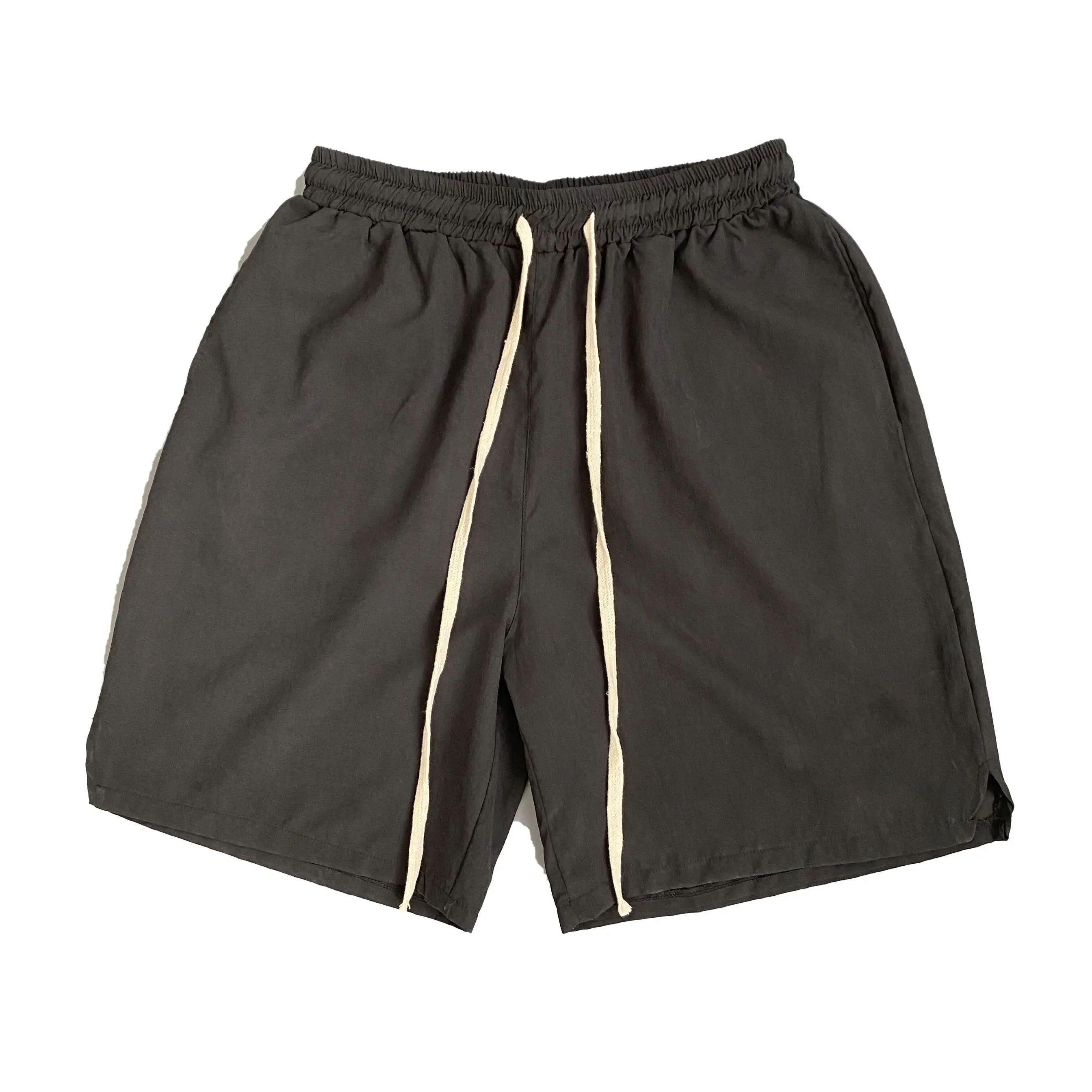 Japanese Harajuku Cargo Shorts Half Lengh Loose Shorts Summer Men Boy Plus Size Street Shorts Thin Cool Free Hip Hop Shorts