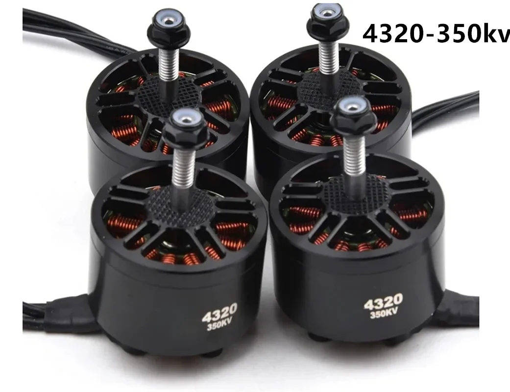 

4320 350KV Brushless Motor 4PCS 6-12S High Speed For MARK4 13inch Long Range X-Class RC FPV Drone Model Parts Accessories