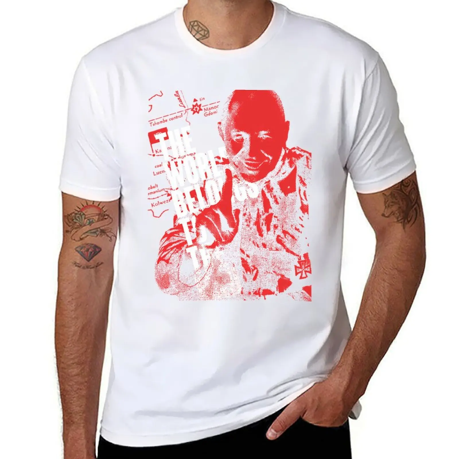 LE MONDE BELONGS TO THE MAD T-Shirt homme t-shirts coton drôle t-shirts homme T-Shirt