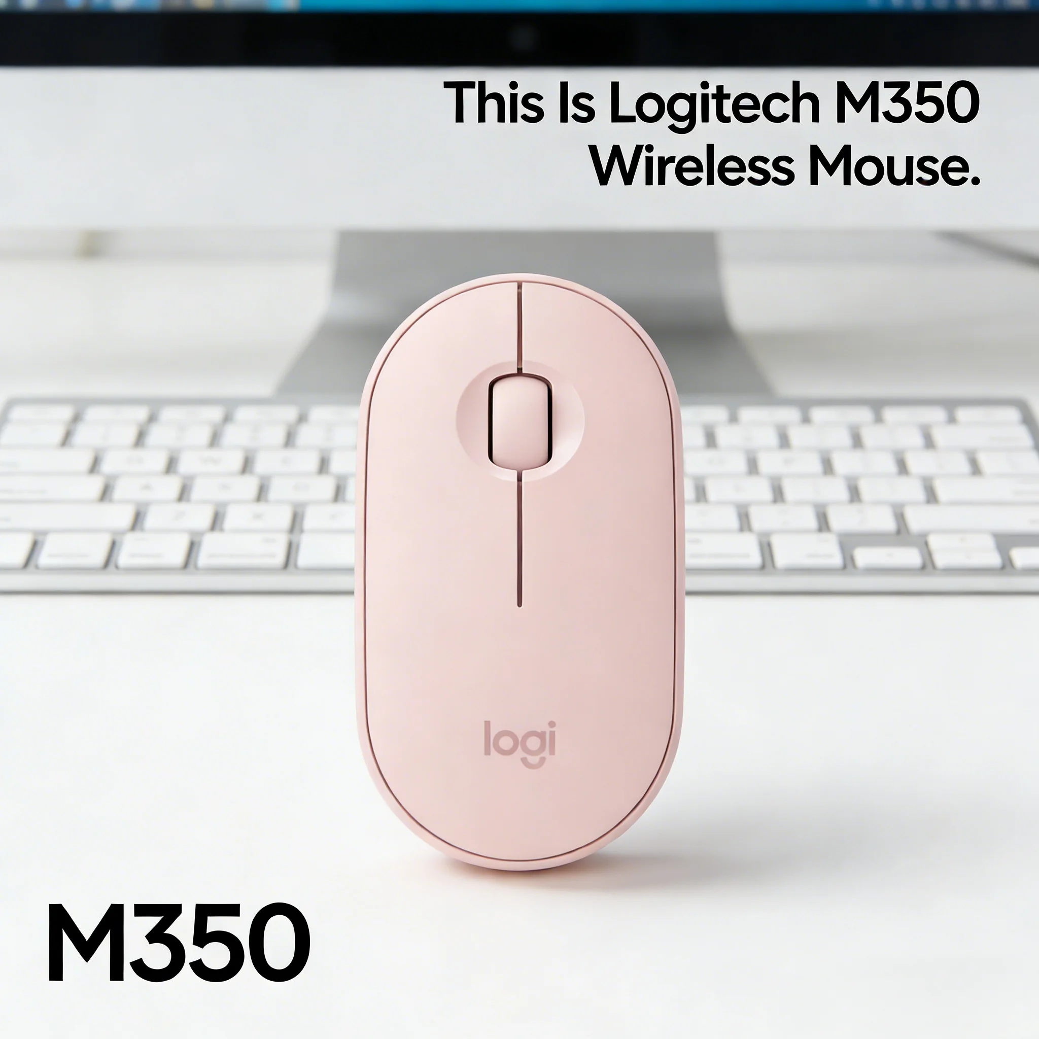 

Logitech M350 Bluetooth - Ultra Quiet Click Technology