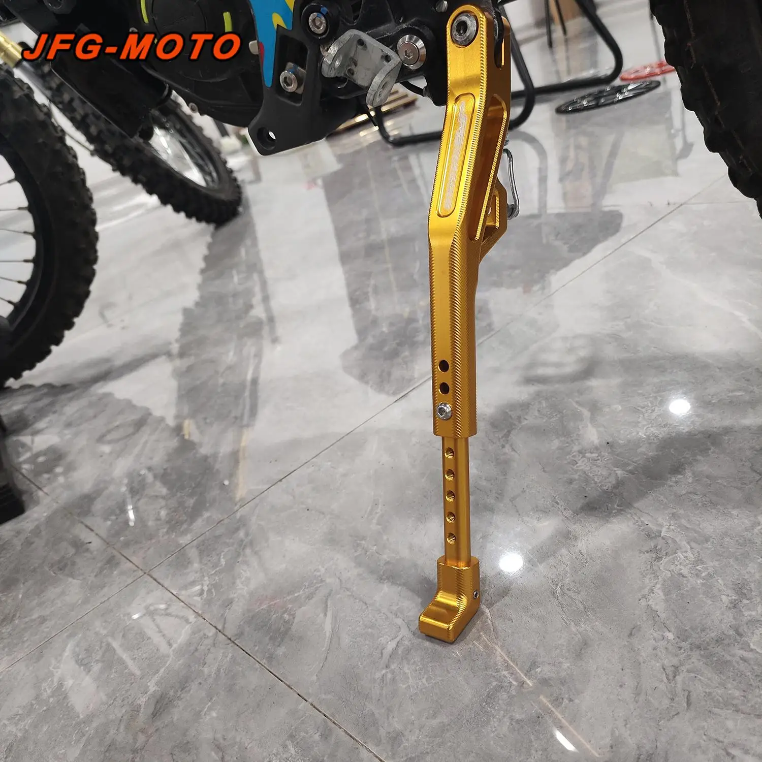CNC القدم الجانب ركلة حامل دراجة نارية مسنده قابل للتعديل ل E ركوب Pro-SS 2.0 3.0 مركبة كهربية الترابية دراجة سبائك الألومنيوم