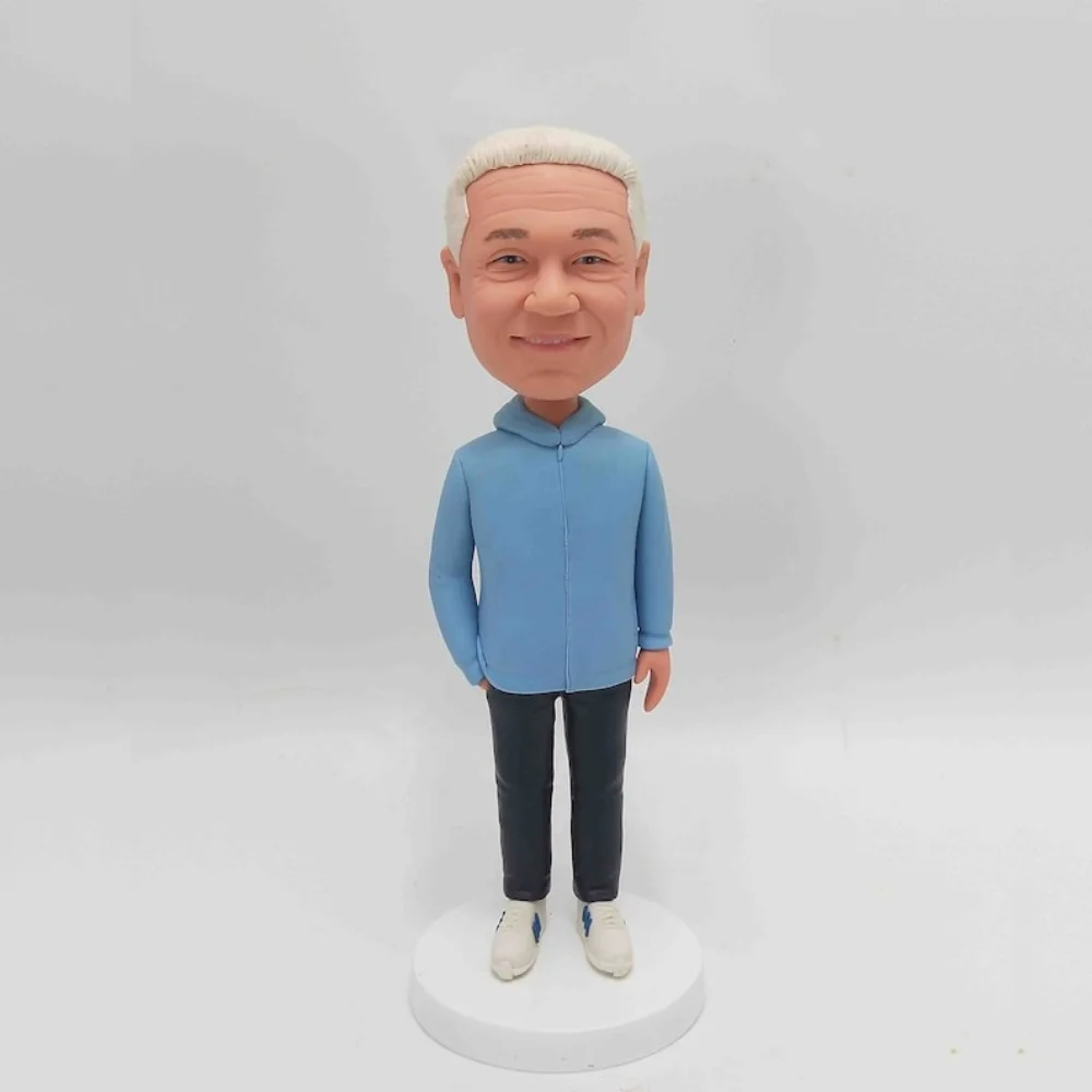 Figura Personalizada de Cuerpo Completo, Estatuilla Bobblehead Personalizada, Regalo para Él, Ella, Pareja, Novio, Novia