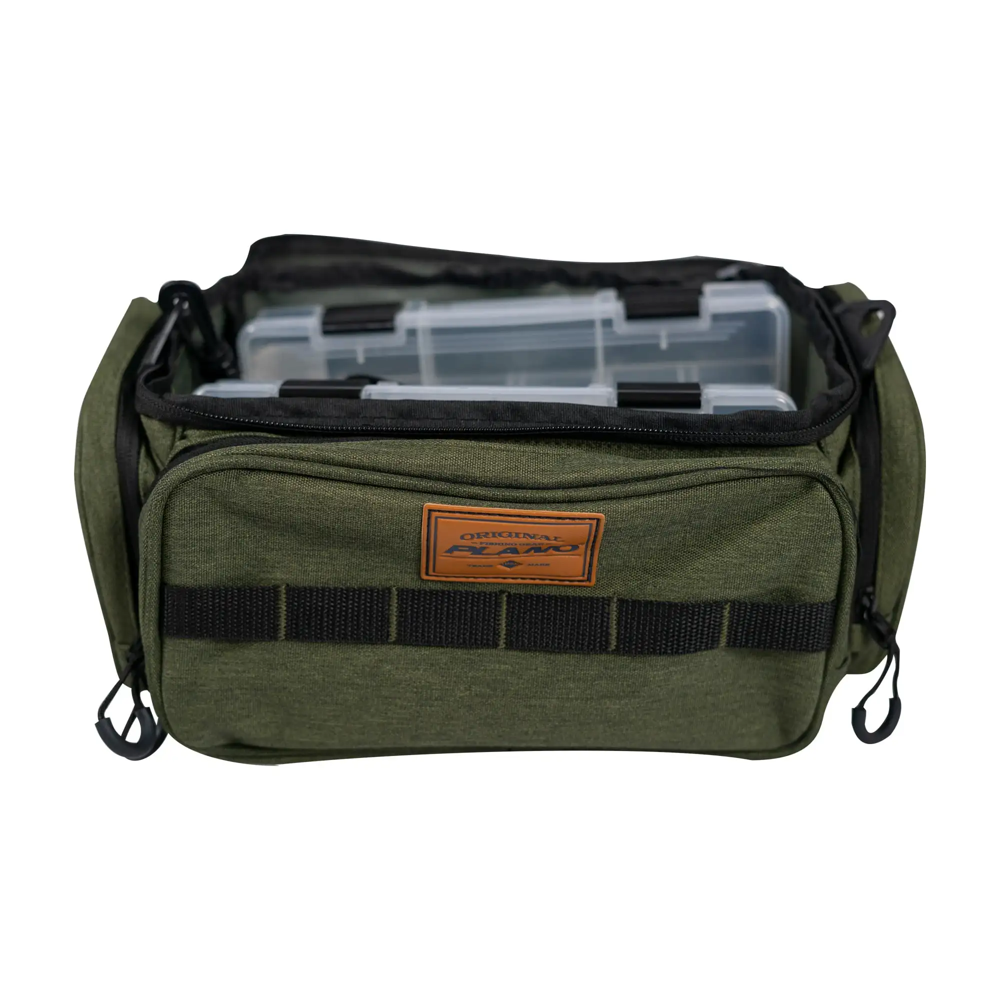 

Plano Small 3500 Size Heathered Green Fishing Tackle Bag, with Two 3500 Size Stowaways