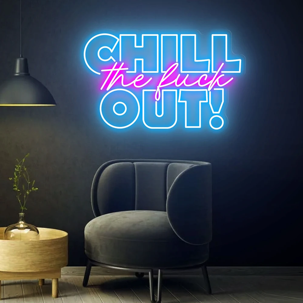 Custom Calm Neon Sign Polite Words Shop Neon Lights Various Styles Wall Decoration for Bedroom Game Room Home Bar Decor