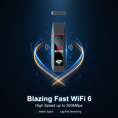 Imagen 2 del producto Módem portátil USB JODUXE-Link 4G, enrutador LTE Wifi 6 con punto de acceso, red de alta velocidad de 300Mbps, Dongle inalámbrico Wi-Fi para juegos en casa