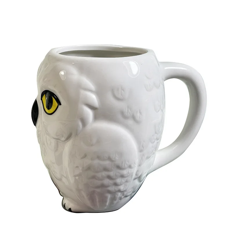 HEDWIG OWL MUG Admission Letter Messenger Ceramic Cup Harry Potter Owl Mug