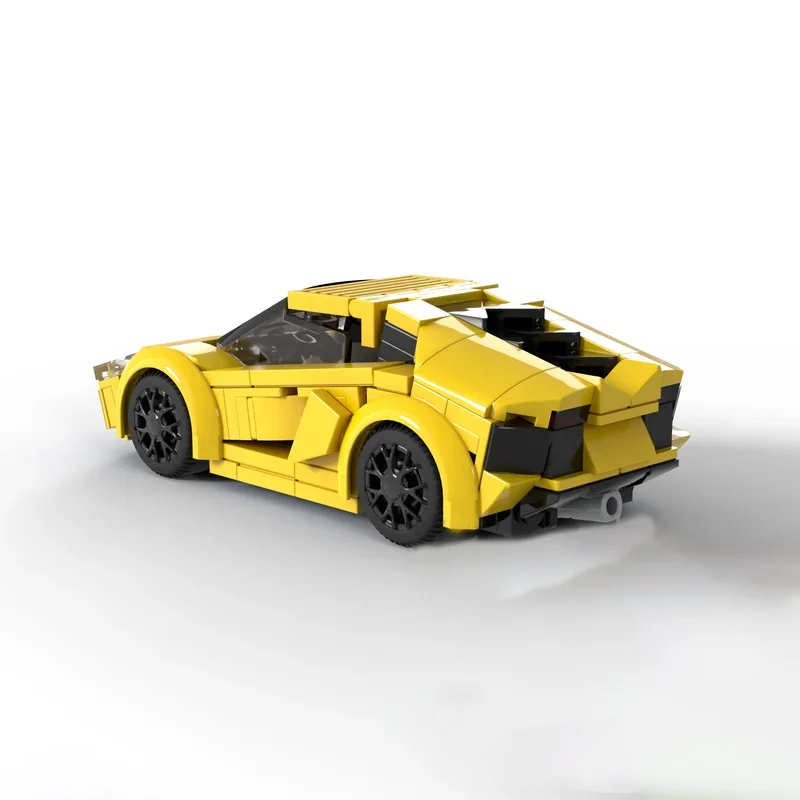 スーパーカー Moc ビルディングブロックモジュラーレヴルトチャンピオンスピードカーモデルテクノロジーモジュラーギフト建設 DIY 組立おもちゃ