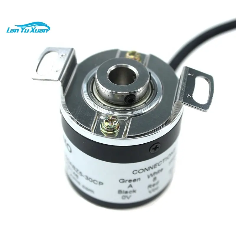 YUMO IHC3808-001G-1000BZ1-5L hollow shaft worm gear motor rotary encoder waterproof absolute ssi 40 mm