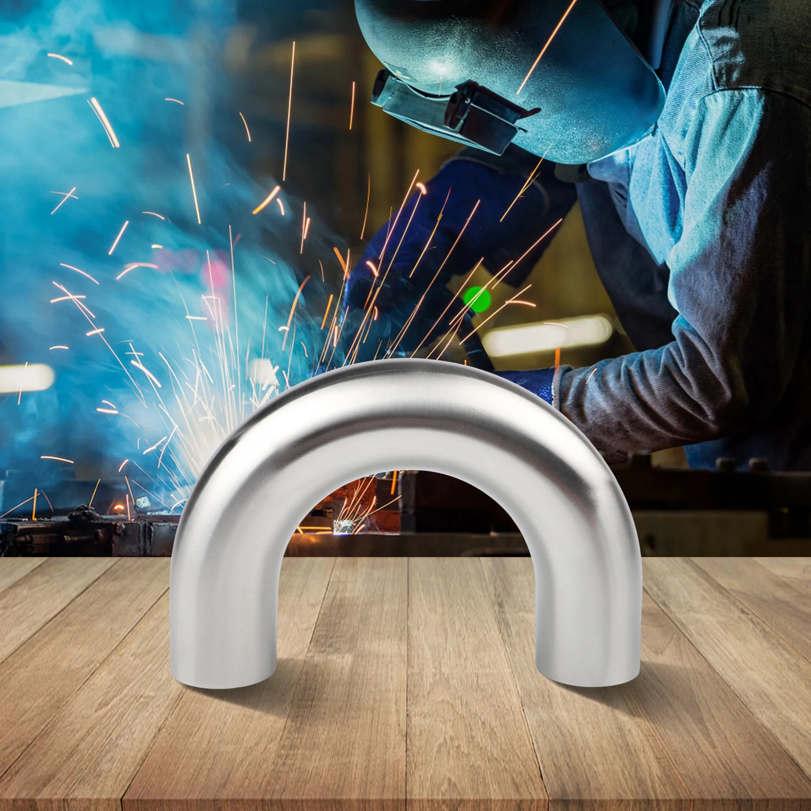 

Колено из нержавеющей стали 304, 180 градусов, U-образное колено, полировка выхлопной трубы, автоматическая сварка, 19 мм, 25 мм, 32 мм, 38 мм, 45 мм, 51 мм