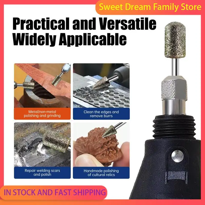 

SDFC-Diamond Grinder-Bits 1/8" Shank, 120-Grit, 20 Pack For Dremel-Tool Accessories, Rotary Tool Bits For Stone Glass Resin