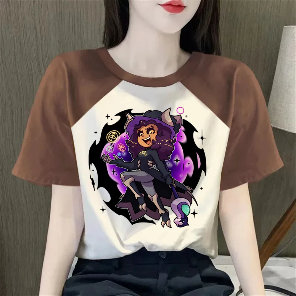 the Owl House t-shirt shoujo japan scene  jojifuku Retro tshirt japanese streetwear alternative  emo cutecore