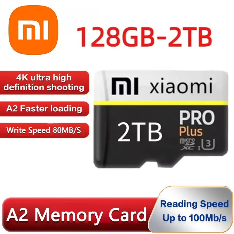 Xiaomi-tarjeta de memoria Micro SD de 1TB, minitarjeta de memoria TF/SD de 128GB, 256GB, 512GB, Clase 10 para cámara/teléfono, novedad de 2024