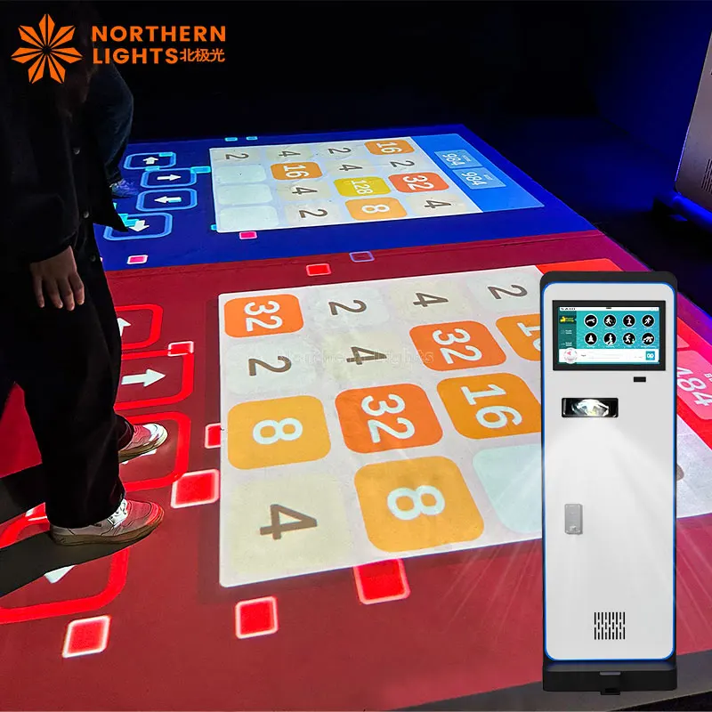SAIO All-in-One Interactive Exercise System-50+ Sports Fitness Games With Touch Screen Floor Projector 500W 2-Year Warranty