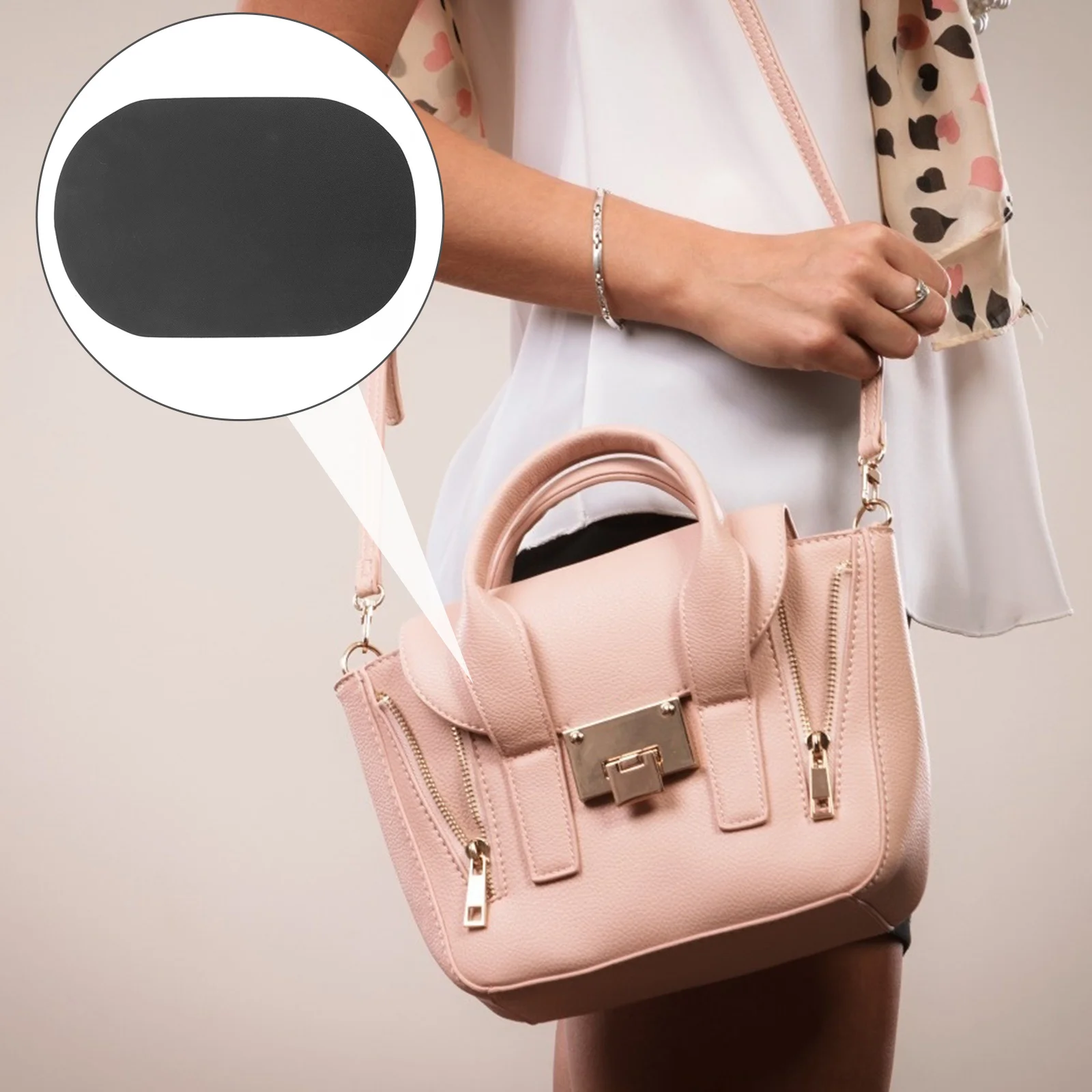 

8Pcs DIY Bag Bottom Liner Black Plastic Handbag Base Shaper Durable Purse Tote Liners Protect Bags from Wear Handbag Base Shaper