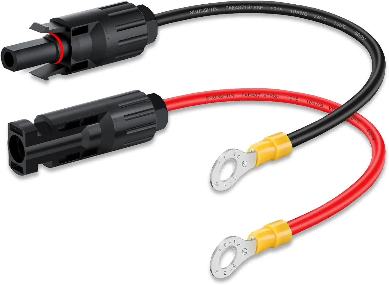

Соединительный кабель для солнечной панели 10AWG, соединительный кабель для солнечной панели с уплотнительным кольцом и разъемом «папа» и «мама» для солнечной панели