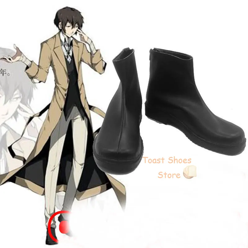 Anime bezpańskie psy Dazai Osamu Cosplay buty komiczne Anime na imprezę karnawałową przebranie na karnawał rekwizyt przystojny fajne buty