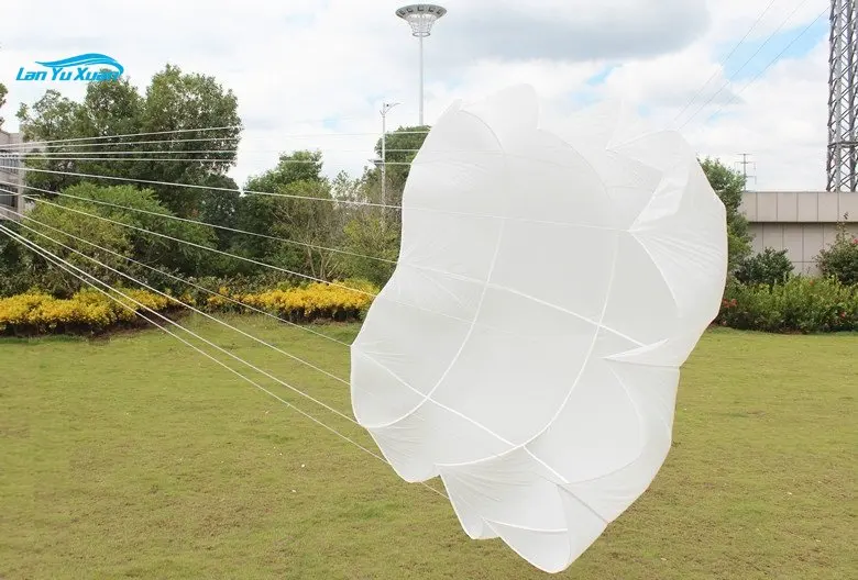 Unmanned aerial vehicle (UAV) parachutes, 10KG, 11KG, 12KG, and other kilogram round and cross parachutes