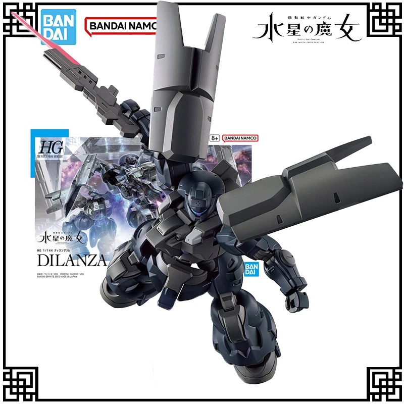 

В наличии, оригинальная модель Bandai Gundam, комплект HG 1:144 DILANZA SOL, фигурки героев, игрушки для детей, рождественские подарки