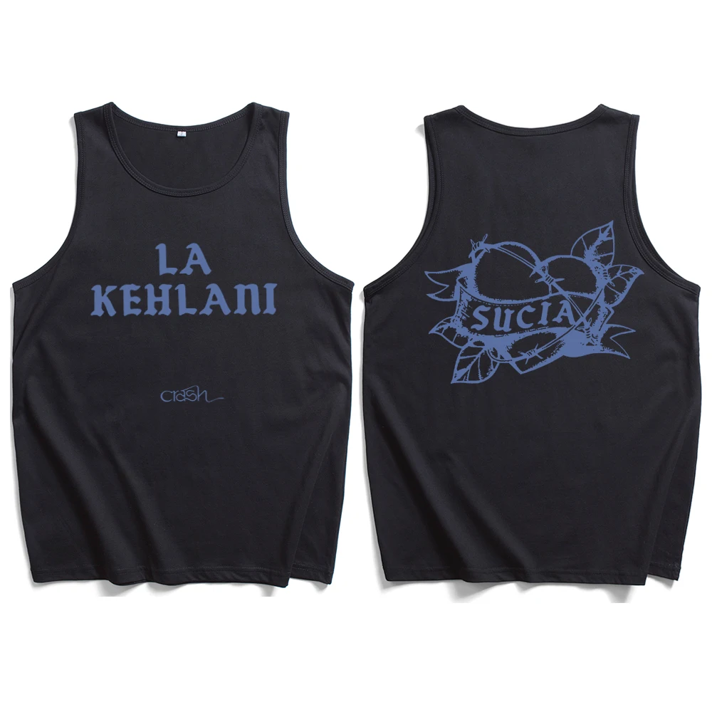 Kehlani Sucia Vest Kehlani Fan Gift Crash Album Merch Men Women Streetwear Tank Tops