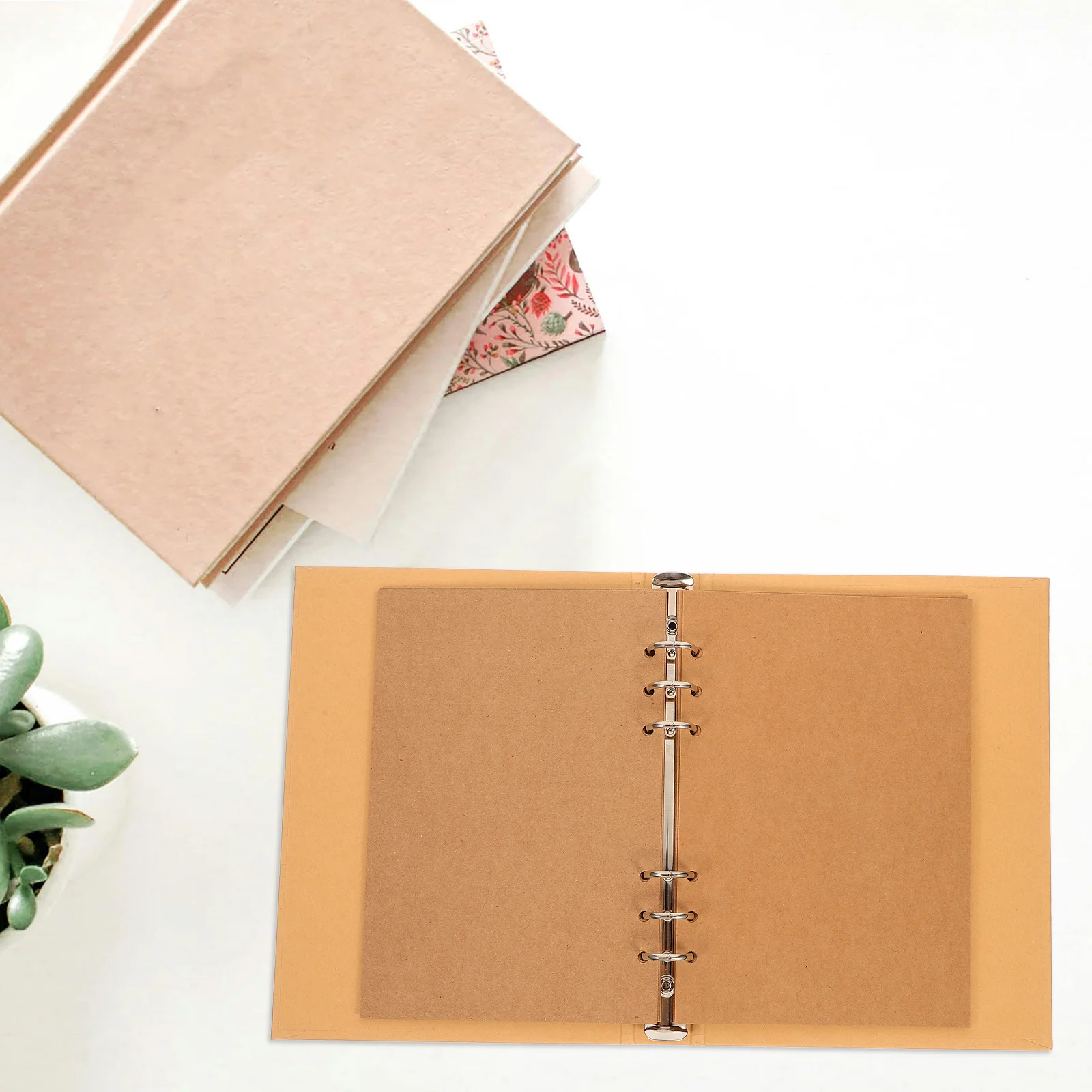 

1 комплект, обложка для переплета из крафт-бумаги для ноутбука, скрапбукинга, эстетический чехол для блокнота, легкая папка-органайзер для документов