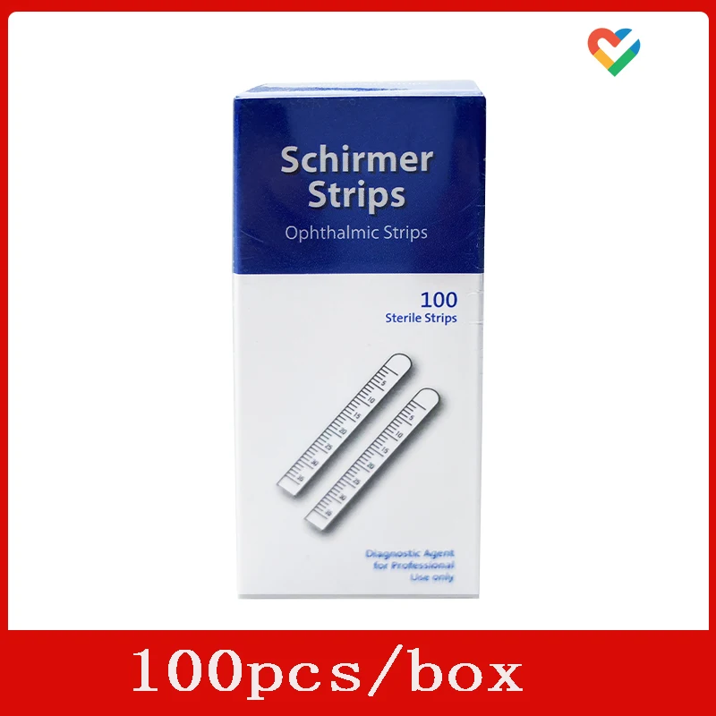 Ophthalmic fluorescent strip Indian tear secretion filter paper strip crystal luciferin sodium ophthalmic test paper