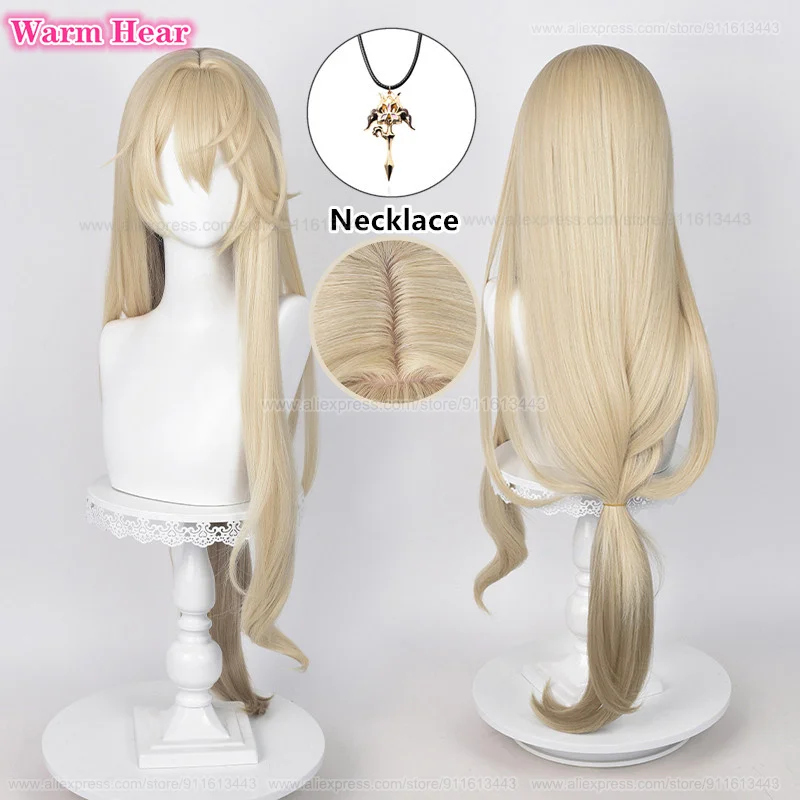 High Quality Luocha Synthetic Wig Anime Linen Gradient Long 90cm Cosplay Anime Wig Heat Resistant Hair Halloween Party 2024 Wigs