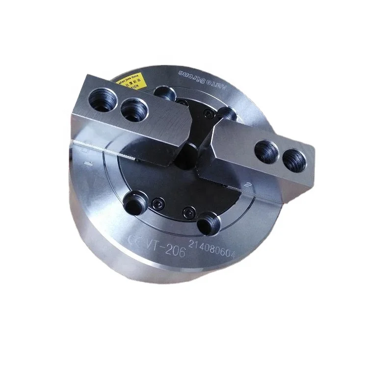 Taiwan China Original AUTOStrong 2-jaw And 4-jaw Wedge Type Non Through-hole Power Chuck VT-206 VT-208 VT-208 VT-210 212 218