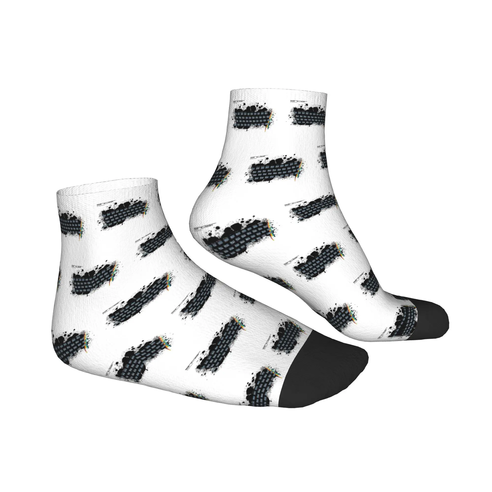 All Seasons Retro Gaming Art  - ZX Spectrum Socks Harajuku  Sport Middle Tube Socks Soft Casual Stockings for Men Women