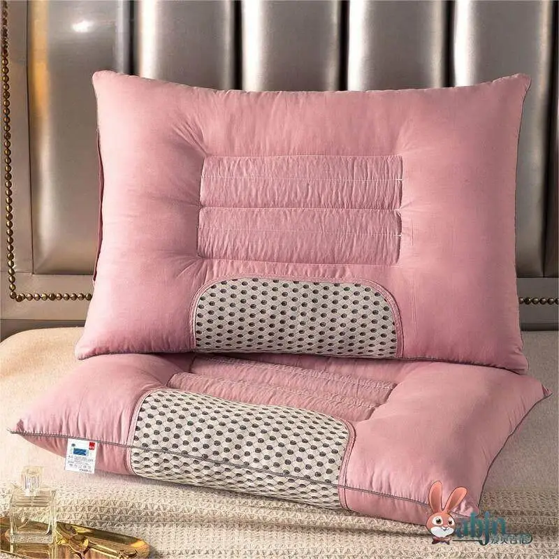 Deep Sleep Memory Pillowcase And Core Set Student Special Home Use Whole Head 2026 New Model Polyester Fiber Hard Support